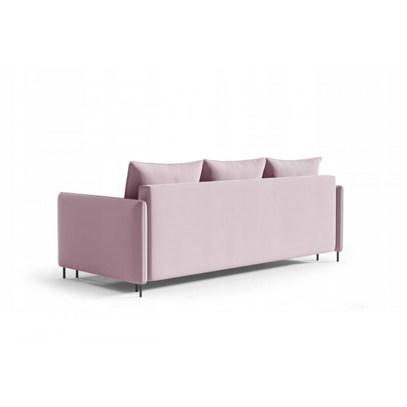 Sofa BELIS mit Bettkasten und Schlaffunktion - Rosa  2/9