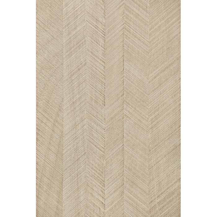 Kommode 3 Schublade und türig Goldgriffe FIRR 106 cm - Sandbeige + Herringbone skandi