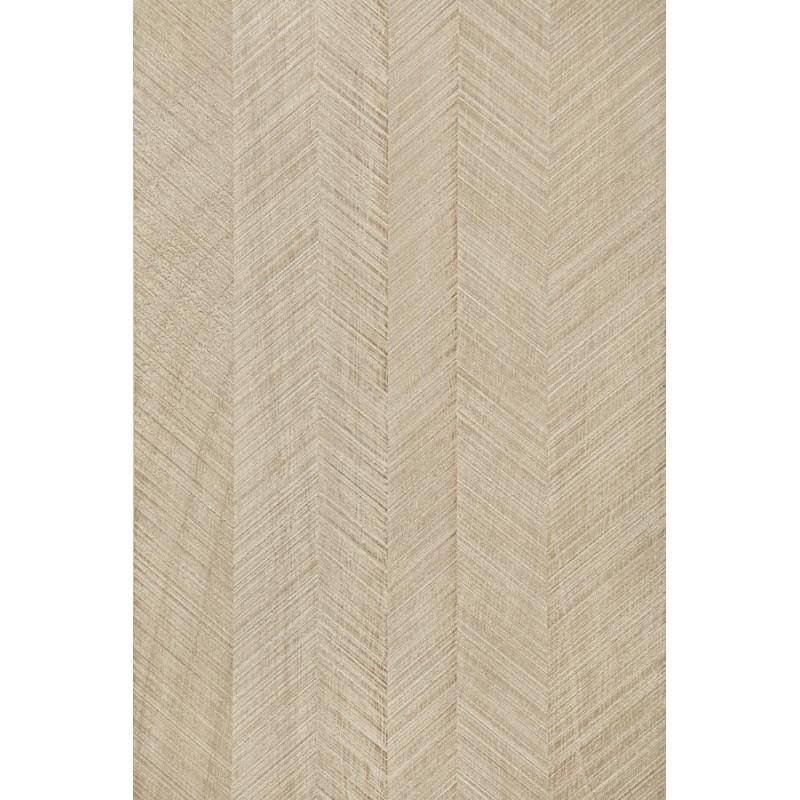 Kommode 3 Schublade und türig Goldgriffe FIRR 106 cm - Sandbeige + Herringbone skandi 7/9