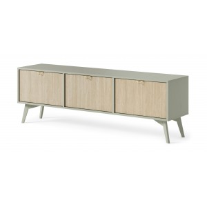 TV-Schrank TV-Tisch FIRR 158 cm Eukalyptus + Herringbone skandi 1/9