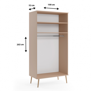 Kleiderschrank mit Reling 4/9