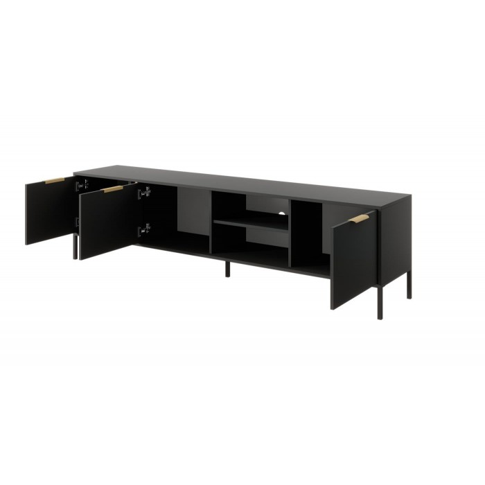 TV-Schrank Industrial Fernsehtisch TV Lowboard...