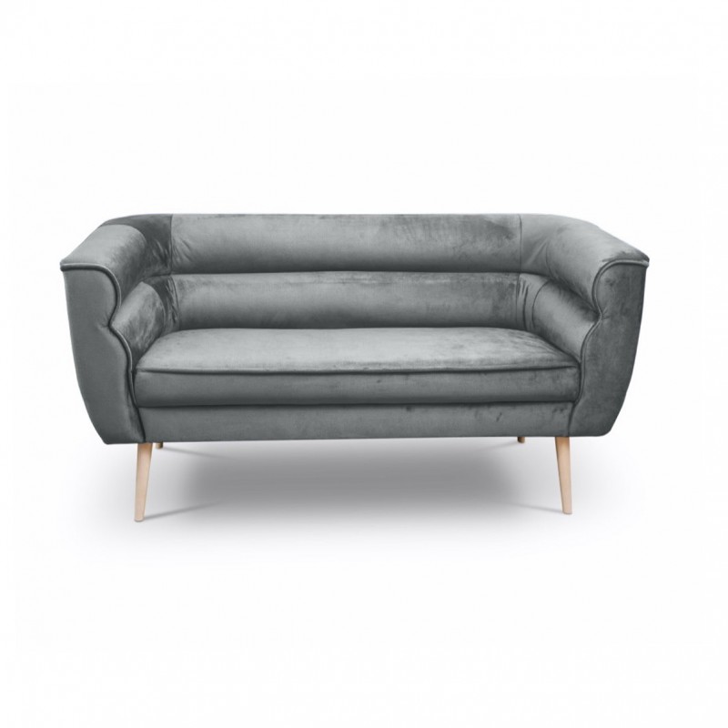 Doppelsofa im skandinavischen Stil MARO 2 Grau