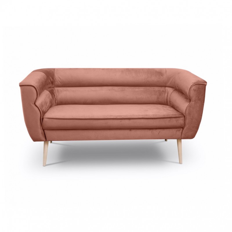 Doppelsofa im skandinavischen Stil MARO 2 Indisch Rosa