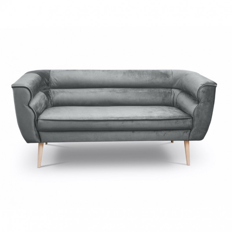 Dreisitziges Sofa im skandinavischen Stil MARO 3 Grau 1/9