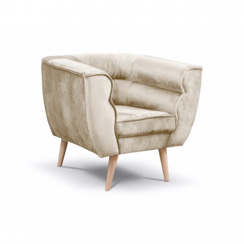 Sofagarnitur im skandinavischen Stil MARO Beige 2/9