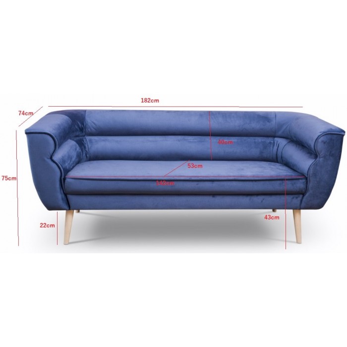 Sofagarnitur im skandinavischen Stil MARO Beige