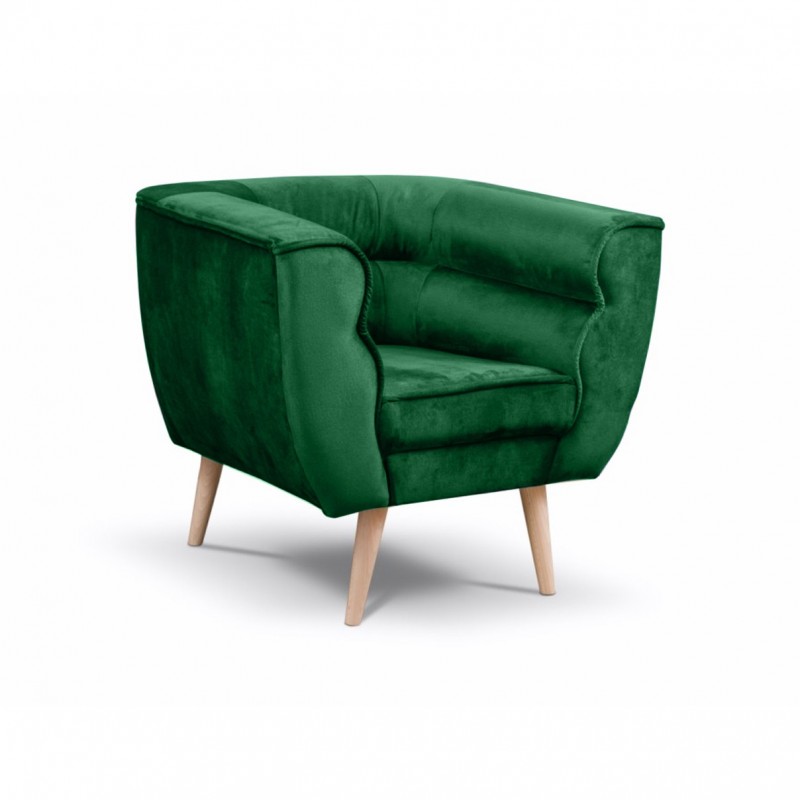 Lounge-Set im skandinavischen Stil MARO Grün Flaschengrün 2/9