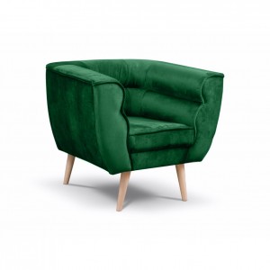 Lounge-Set im skandinavischen Stil MARO Grün Flaschengrün 2/9