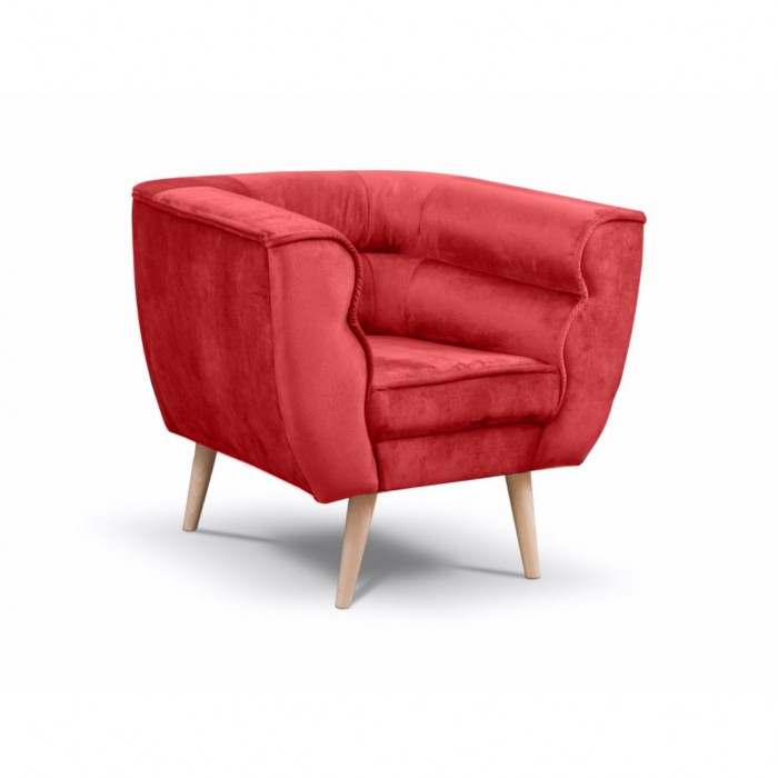 Lounge-Set im skandinavischen Stil MARO Rot