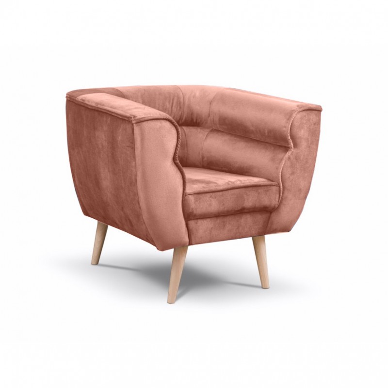 Lounge-Set im skandinavischen Stil MARO Indisch Rosa 2/9