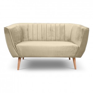 Modernes Doppelsofa im skandinavischen Stil PIK 2 Beige Ecru 1/9