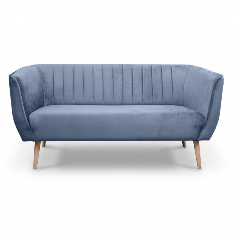 Dreisitziges Sofa im skandinavischen Stil PIK 3 Blau