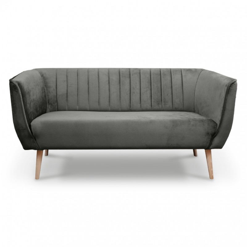 Dreisitziges Sofa im skandinavischen Stil PIK 3 Grau Dunkelgrau