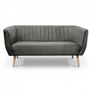Dreisitziges Sofa im skandinavischen Stil PIK 3 Grau Dunkelgrau 1/9