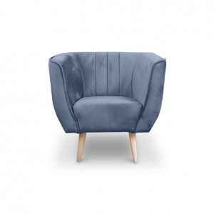 Sessel im skandinavischen Stil PIK 1 Blau 1/9