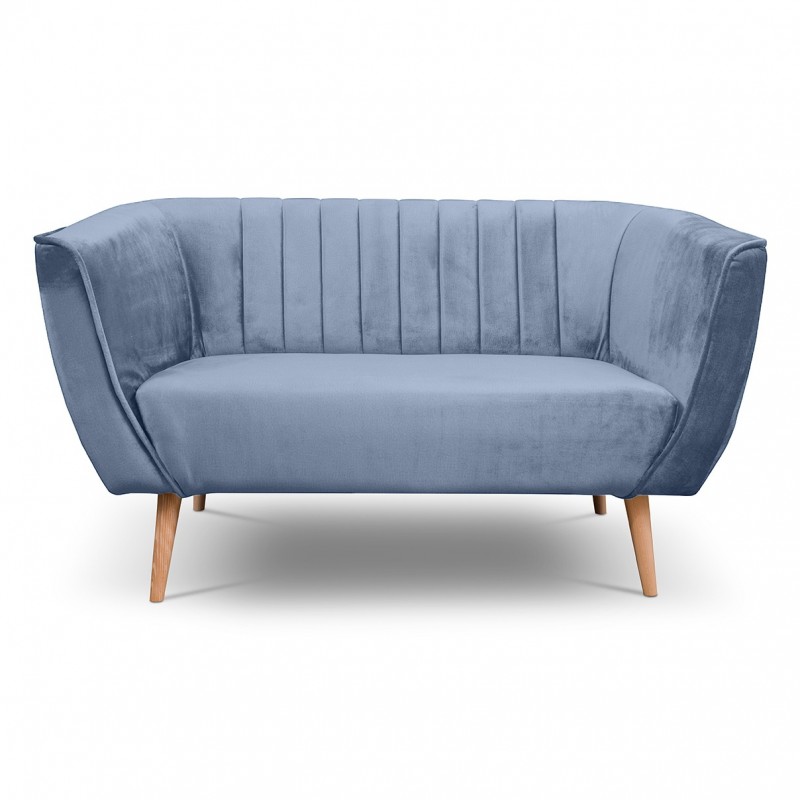 Sitzgruppe mit Ziernähten PIK Blau 3/9
