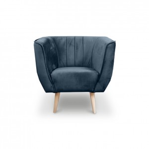 Sitzgruppe mit Ziernähten PIK Blau Marineblau 2/9