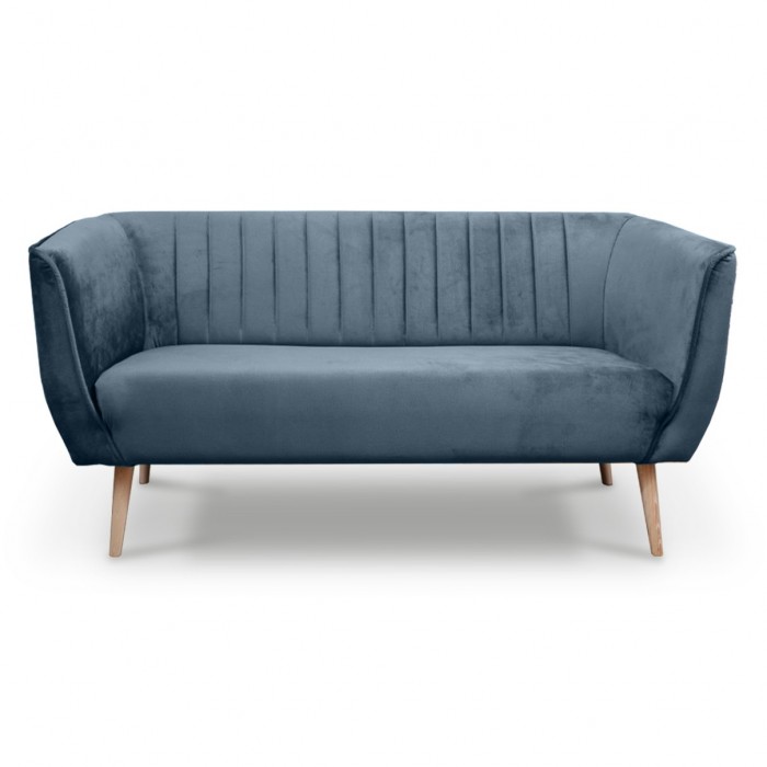 Sitzgruppe mit Ziernähten PIK Blau Marineblau