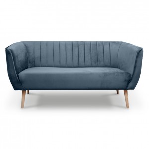Sitzgruppe mit Ziernähten PIK Blau Marineblau 4/9