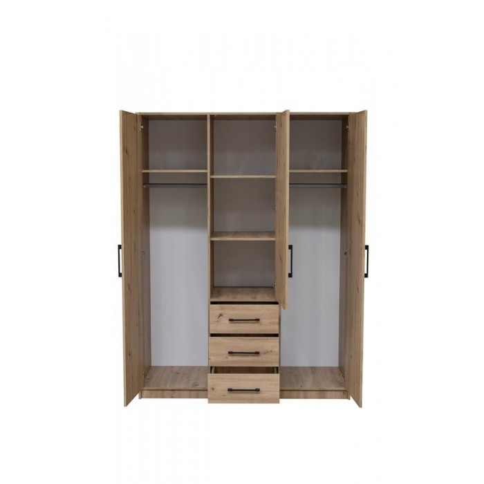 Kleiderschrank mit Spiegel 3 Schublade 2...