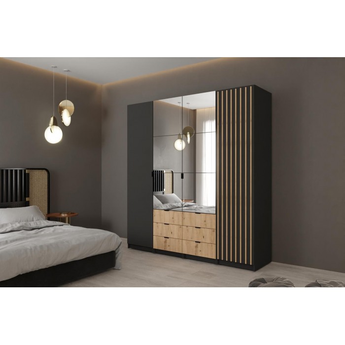 Modularer Kippschrank mit Lamellen - ONYX 50...