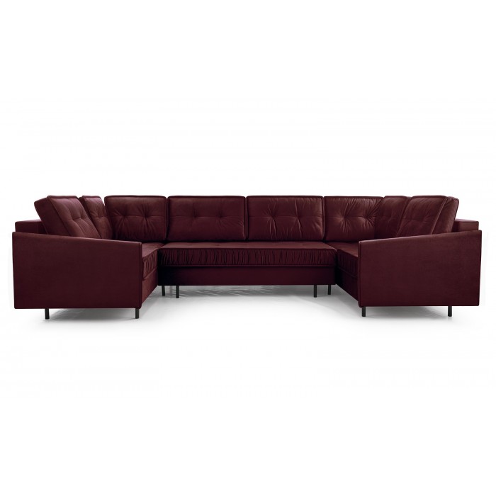 Ecksofa U-Form Eckcouch mit...