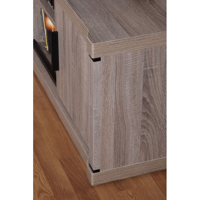 Couchtisch Wohnzimmertisch mit Ablage - DALLAS D-15 - 120cm Trüffel Eiche