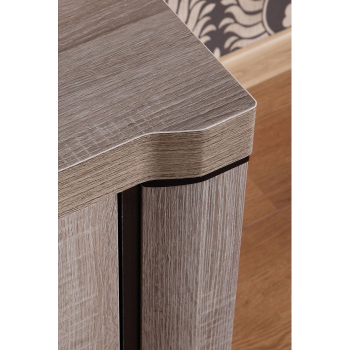 Couchtisch Wohnzimmertisch mit Ablage - DALLAS D-15 - 120cm Trüffel Eiche
