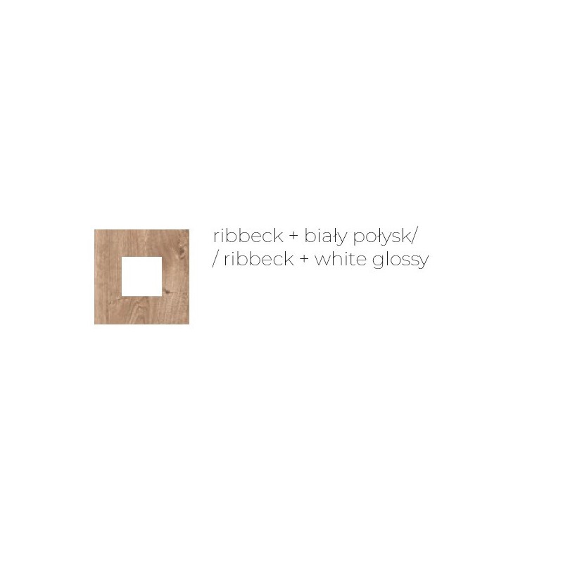Breiter TV-Schrank TV-Tisch mit LED-Beleuchtung – LIVINIO L-9 Ribbeck-Eiche + Weiß glänz 4/9