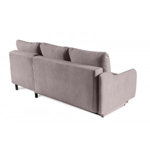 Schlafsofa Ecksofa mit Kissen DORIS Braun 2/9