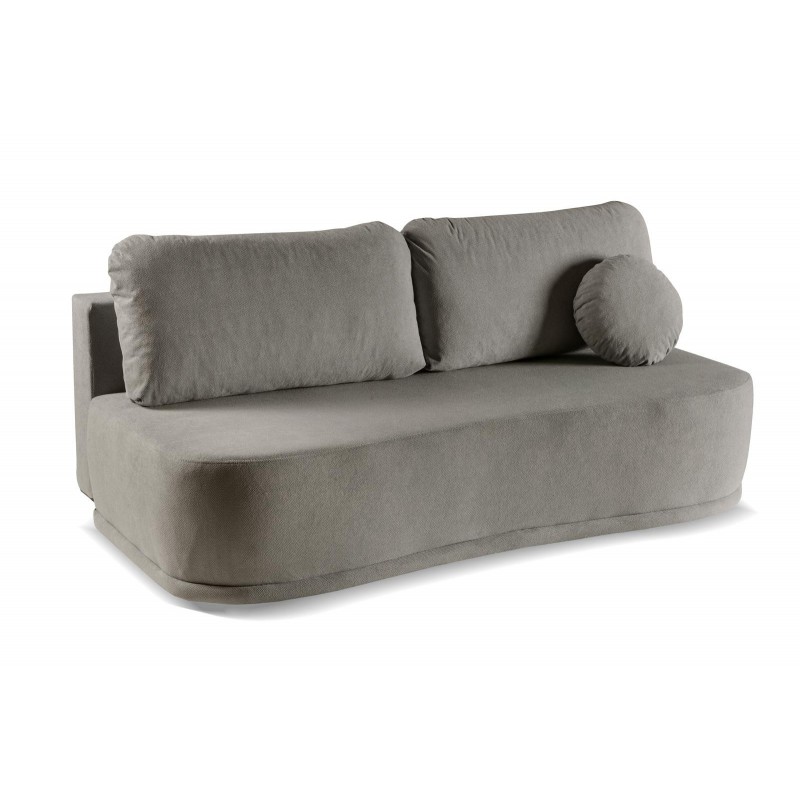 Elegantes Sofa mit Schlaffunktion und Bettzeugfach KIDNEY Grau 1/9