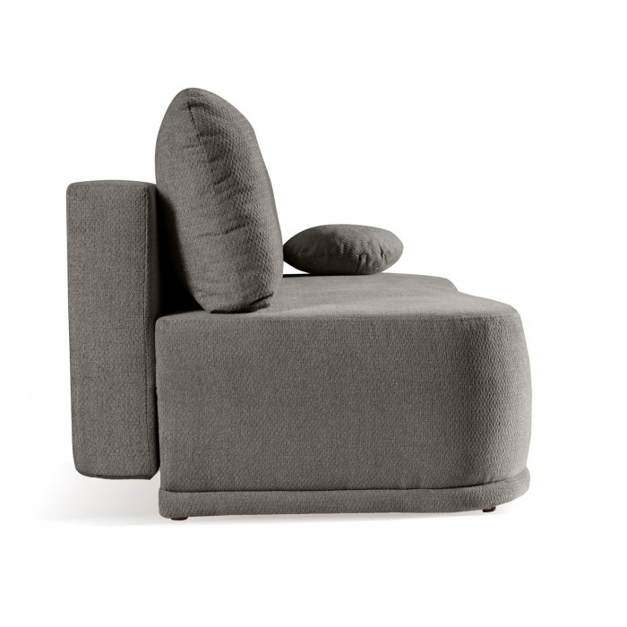 Elegantes Sofa mit Schlaffunktion und Bettzeugfach KIDNEY Grau