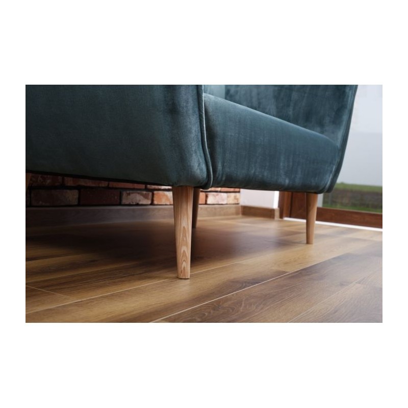 Zweisitzer-Sofa mit Nähten im skandinavischen Stil PIK 2 Blau Marineblau 6/9