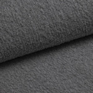 Gepolstertes graues Sofa BELIS BOUCLE mit Schlaffunktion 6/9