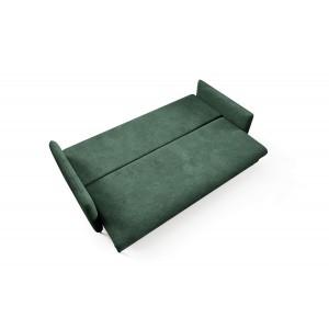 BELIS BOUCLE Polstersofa in Grün mit Schlaffunktion. 5/9