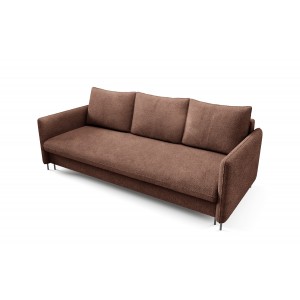 BELIS BOUCLE gepolstertes Sofa in Braun 1/9