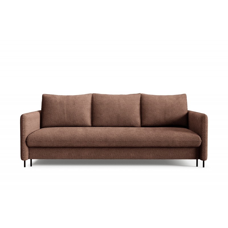 BELIS BOUCLE gepolstertes Sofa in Braun 2/9