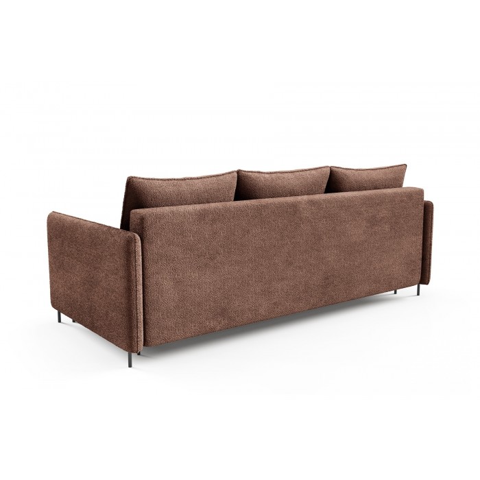 BELIS BOUCLE gepolstertes Sofa in Braun