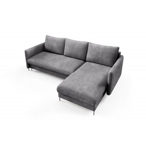 Bequemes Ecksofa BELIS BOUCLE, gepolstert mit weichem Stoff 3/9