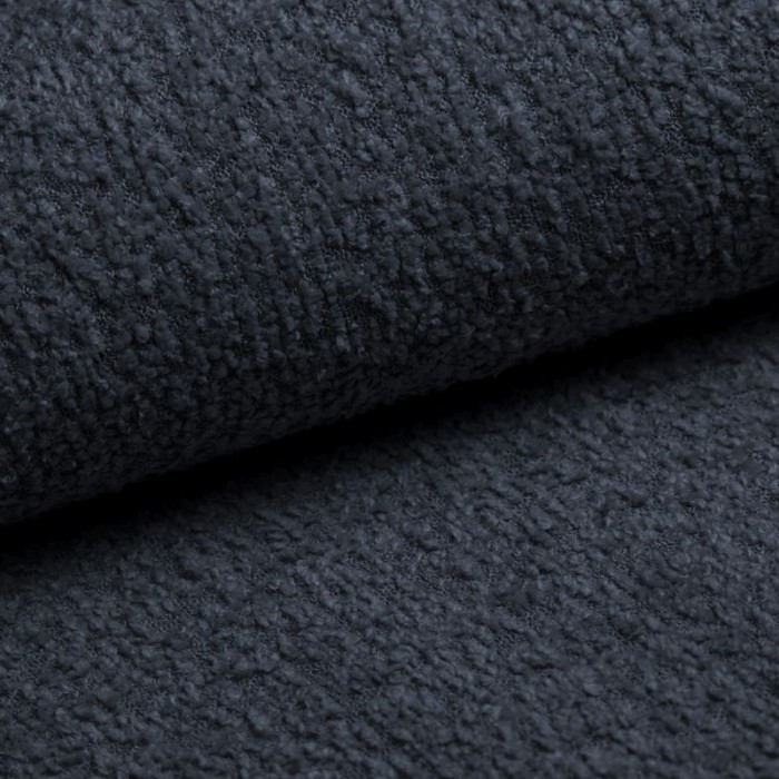 BELIS BOUCLE Dreisitzer-Sofa in navyblau mit Schlaffunktion