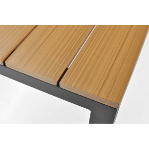 Graues Eck-Gartensofa LAGOS modernes modulares Sofa mit Liegefunktion 10/9