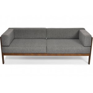 Dreisitziges Gartensofa EDEN 3 mit graphitfarbenem Sitz 4/9