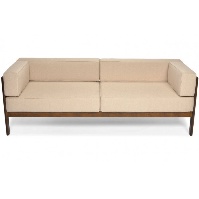 EDEN 3 breites Gartensofa in Beige