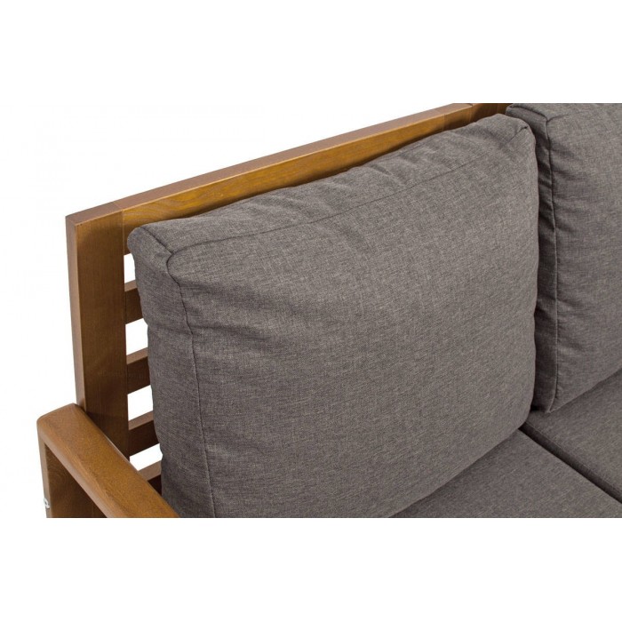 Gartensofa mit weichem Sitz MALTA 2 graphit