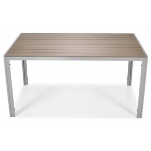 MODENA 150 Aluminium-Gartentisch - silber 2/9