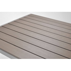 MODENA 150 Aluminium-Gartentisch - silber 5/9