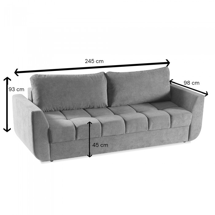 Modernes DELTA Schlafsofa mit Schlaffunktion