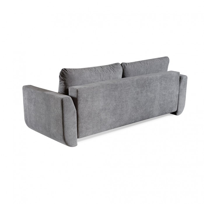 Modernes DELTA Sofa Funktionssofa mit Staukasten und Schlaffunktion Ecru