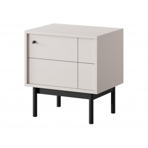 Moderner kippbarer Nachttisch mit Regal für das Schlafzimmer PANDA Cashmere 1/9